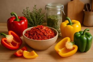 découvrez notre guide complet sur le poivron déshydraté : comment le choisir, le conserver correctement et l'utiliser pour sublimer toutes vos recettes en cuisine.