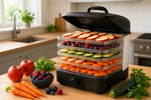 découvrez les avantages du ronco turbo ez-store, un déshydrateur 5 plateaux idéal pour une cuisine saine et rapide. préservez les nutriments, préparez facilement fruits, légumes et snacks maison tout en gagnant du temps.