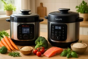 découvrez quel multicuiseur choisir entre moulinex et philips grâce aux avis consommateurs. comparez performances, fonctionnalités et prix pour faire le meilleur choix.